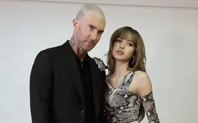 
					Adam Levine Maroon 5 bersama Lisa