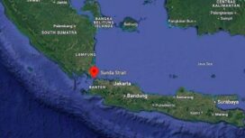 Titik megathrust di Selat Sunda