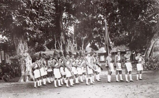 
					Pasukan Kesultanan Yogyakarta. Sumber: KITLV