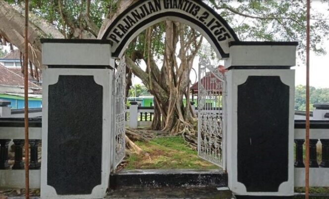 
					Situs Perjanjian Giyanti di Karanganyar, Jawa Tengah.(Kompasiana/Prasetyo)