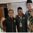 (Dari Kanan ke Kiri)) Ali Huda, Muhammad Masduki .Karnoto Wahyu, Burhan Saidi Chaniago. Dalam muswil VI PBB Jatim, Ali Huda terpilih sebagai ketua PBB jatim 2025-2030. 
Foto: KREDONEWS.COM/ SRI YANTO