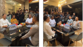 Walikota Surabaya mendampingi 30 orang mantan karyawan UD Sentosa Seal melapor ke Polres Tanjung Perak Surabaya, atas kasus penahanan ijazah pekerjanya yang keluar sebelum lima tahun masa kerja. Instagram@ericahyadi_
