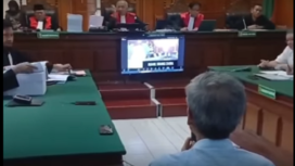 PN Surabaya mengadili komisaris utama dan direktur utama PT CPI dalam kasus penipuan  jual beli kondotel Darmo Centrum. Tangkap layar video Instagram@jawapos