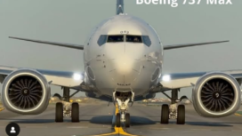 Pesawat jenis Boeing 737 MAX, buatan Boeing. Instagram@boeing737fanpage
