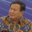 Presiden Probowo hadir dalam sarasehan ekonomi, di jakarta, Selasa 8 April 2025. Tangkap layar video Instagram@soalunsrat