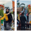 Dwi Putri Ramadani, 21,  gadis Osing dari desa Olehsari, kecalamatan Glagah, Banyuwangi, kembali terpilih sebagai penari Seblang Olehsari di Banyuwangi. Merupakan tarian ritual memohon kesejahteraan, menghadirkan energi positif dan buang sial.
Tangkap layar video Instagram@banyuwangi_id