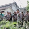 Kapolres saat lakukan peninjaun didampingi beberapa pejabat utama Polres Jombang