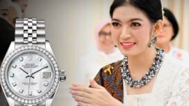 Selvi Ananda tampak memakai Rolex
