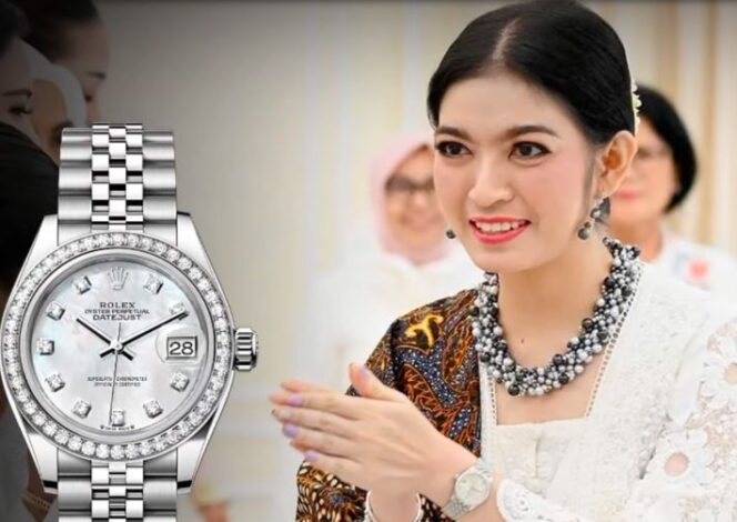
					Selvi Ananda tampak memakai Rolex