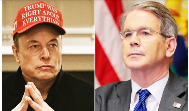 
					Elon Musk dan Menkeu Scott Bessent