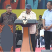 Presiden Prabowo Subianto deklarikan lagi dukungan untuk melahirkan RUU Perampasan Aset di Peringatan Hari Buruh Sedunia, di kawasan Silang Monas, Kamis, 1 Mei 2025. Foto: Biro Pers, Media dan Infromasi Sekretariat Presiden