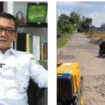 Kepala Dinas PUPR Jombang, Bayu Pancoroadi laksanakan perbaikan jalan di Jombang yang mengalami kerusakan sebanyak 26 persen. Tangkap layar video Instagram@jombanginformasi