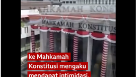 Mahkamah Konstitusi sudah melaksanakan persidangan permohoan gugatan uji materi soal UUTNI yang baru, sementara itu mahasiswa UI sebagai salah satu pemohon judicial review mengaku mendapat inidimidasi. Instagram@bbcindonesia