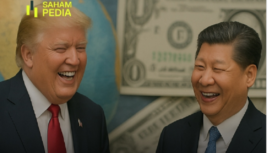 Presiden Donald Trump dan Presiden China Xi Jinping  mengumandangkan perdamaian di Jenewa, Swiss. Untuk mengakhiri perang tarif, dan 90 hari ke depan Cina mengenakan bea masuk 10 persen, sedangkan Amerika 30 persen. Instagram@sahampediaaid