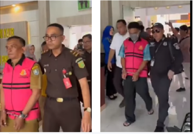 
					Empat orang mantan pejabat Sekretaris Dewan Kaur, Bengkulu, melakukan korupsi hingga Rp 11 miliar, menggunakan modus dinas perjalanan fiktif. Mereka kini dijebloskan ke tahanan. Tangkap layar video Istagram@jayalah.ngeriku