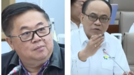 (Kiri) Darmadi Durianto, anggota Komisi VI DPR-RI. (Kanan) Menteri Koperasi Budi Arie Setiadi, dalam sidang dengar pendapat di DPR-RI, Senin 26 Mei 2025. Tangkap layar video Youtube@IDN Times