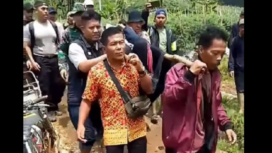 Tim Basarnas, BPBD, dan relawan berhasil menemukan remaja berinisial EGP, 16, setelah empat hari tersesat di Gunung Cikuray. Instagram@jejakpendaki