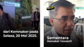 KPK melakukan penggeledahan di kantor kementrian Tenaga Kerja, Selasa 20 Mewi 2025, terkait dugaan suap dan gratifikasi calon tenaga kerja asing (TKA). Menteri Yassierli menyatakan 8 ASN yang terlibat sudah dipecat. Instagram@kumparan