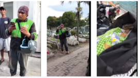 Yusuf Ansyari, driver GoSend, menerima permintaan mengirimkan sebuah tas hitam di alamat Jl. Tengku Amir hamzag, sebelah kuburan, Medan, Kamis 8 Mei 2025, sekitar pukul 08.wib. Ternyata nama penerima menolak, setelah dibuka tas hitam itu berisi jasad bayi. Instagram@info_newsantara