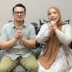 Umi Rahmawati Harahap didampingi suami Toni Gus Prianto,  menjalani operasi Total Hip Replencement di KPJ Kuching Specialis Hospital, Kuching, Sarawak, Malaysia Timur. Foto: Koleksi Pribadi