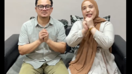 Umi Rahmawati Harahap didampingi suami Toni Gus Prianto,  menjalani operasi Total Hip Replencement di KPJ Kuching Specialis Hospital, Kuching, Sarawak, Malaysia Timur. Foto: Koleksi Pribadi