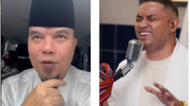 Persetruan antara musisi Ahmad Dhani dengan musisi Rayen Pono berlanjut ke ranah hukum pidana. Setelah Rayen menolak permohonan maaf Dhani atas kasus memelesetkan nama Pono menjadi Porno. Instagram@ahmadhaniofficial/rayenpono