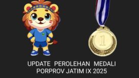 Update perolehan medali Porprov Jatim IX 2025 , 24 Juni 