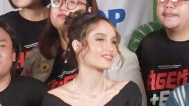 Cinta Laura saat konpers