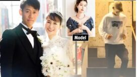 Foto Nishikori dan istri serta model selingkuhannya