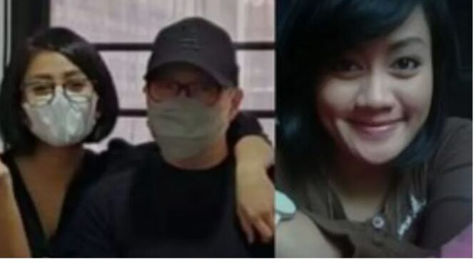 
					Pramugari TMY bersama Antonius Kosasih