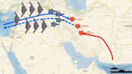 Skema serangan B-2 dan Serangan dari laut