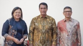 Menteri Pertanian Andi Amran Sulaiman (tengah) didampingi Duta Besar Republik Indonesia untuk Vietnam, Denny Abdi (paling kanan) (Foto: Istimewa)
