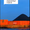 Barge alias tongkang ini bernama Dewi Iriana 6, sedang ditarik menggunakan tubboat JKW Mahakam 6, angkut batu bara, dari unggahan pada hari Senin 9 Mei 2025. Tangkap layar video Instagram@ak4ii.hyl0s