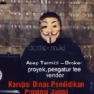 Hacker misterius menyebar unggahan dugaan korupsi besar-besaran di Dinas Pendidikan Provinsi Jambi oleh akun @ghost_root_ di TikTok dengan potensi kerugian negara mencapai Rp 21,8 miliar. Tangkap layar video Instagram@dottcom.id

