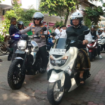 Pengurus PAC Ansor Jombang menyelenggaran acara Riding to Muassis, Minggu 15 Juni 2025, diikuti oleh ratusan santi bersama Frokompimda Jombang,  Bupati Jombang Warsubi dan Kapolres  AKBP Ardi Kuniawan. Foto; Jombang TV