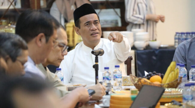 Menteri Pertanian (Mentan) Andi Amran Sulaiman menegaskan Indonesia harus swasembada gula komsumsi pada 2028. (Foto: Dok. Kementan RI)