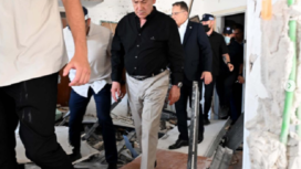 Perdana menteri israel Benyamin Netanyahu mengunggah fotonya di Instagram, diduuga saat ia keluar dari bunker bersama menterinya, pasca hujan bom di Israel serangan balasan Iran, 14 Juni 2025. Instagram@b.netanyahu