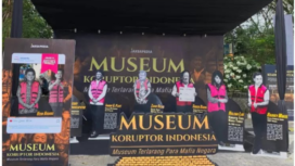 FH UGM mulai membukan museum Koruptor Indonesia, berdiri sejak 19 Juni 2025, telah berisi 19 patung koruptor kelas kakap Indonesia. Foto: tagar.co