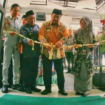 Bupati Jombang H Warsubi, didampingi wakil Bupati Salamanudin Yazid dan Direktur RSUD Jombang,   dr. Ma’murotus Sa’diyah, dan Sekda Agus Prunomo, melakukan soft launching aplikasi Puspita, untuk mempermudah urusan kesehatan, kamis 19 Juni 2025. Foto: jombangkab.go.id