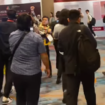 Aktivis Greenpeace memekikkan: Save Raja Ampat dari Tambang Nikel di acara acara Indonesia Critical Minerals Expo & Conference 2025 di Hotel Pullman Jakarta pada Selasa, 3 Juni 2025. Tangkap layar video Instagram@hitamputihgp.01