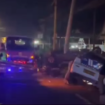 Dua mobil pengawalan dan sebuah Ertiga mengalami kecelakaan di jalan raya Burneh, Bangkalan, Sabtu dini hari 02.30, 7 Mei 2025. Ternyata kecelakaan itu dipicu oleh rokok putih. Mobil patwal mengejar Ertiga, tetapi tetap melarikan diri, hingga terhenti ketika menabrak rumah warga. Instagram@bangkalanterkini
