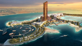 Unit Emirat Arab (UEA) sedang membangun  arena casino terbesar  dan termwah di dunia di dunia, dengan nilai investasi Rp 65,r triliun. Untuk melancarkan pembangunan ini, UEA akan mengadopsi UU Singapura dan Amerika. Foto: bisik.id 