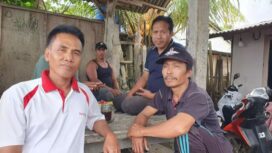 Tiga nelayan penyelamat di laut