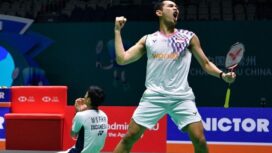 Fajar/Fikri selebrasi juara