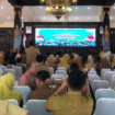 Bupati Jombang Warsubi bersama seluruh jajaran pemkab, mengikuti upacara Presiden RI Prabowo Subianto dalam meresmikan 80.000 unit Koperasi Desa/Kelurahan Merah Putih (KDMP) secara serentak Senin, 21 Juli 2025, dipusatkan di desa Bentangan, kecamatan Wonosari, kabupaten Klaten, Jawa Tengah. Foto: Diskominfo Jombang