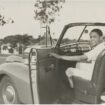 Mangkunegoro VIII naik mobil (IST)