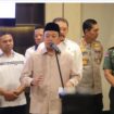 Menteri ATR/Kepala BPN, Nusron Wahid dalam kegiatan Penyerahan Penguasaan Kembali Kawasan Hutan Tahap II Seluas 1 Juta Hektare, dan Penguasaan TN Tesso Nilo serta Kebun Kelapa Sawit Hasil Penguasaan Satgas PKH, di Kejaksaan Agung, Jakarta, Rabu (09/07/2025).(Dok. Kementerian ATR/BPN)