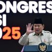 Presiden Prabowo di Kongres PSI