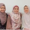 (Dari kiri) Farhanah Khailani, ibunya Halijah Tahir, dan neneknya Hajar Agil – semuanya adalah terapis pijat atau ahli urut. (Foto: CNA/Izza Haziqah)