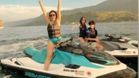 Wulan Guritno bersama anak-anak